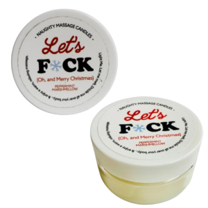 LET’S F***" Peppermint Marshmallow Massage Candle 1.7oz