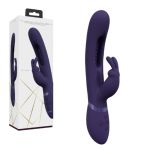 Mika Triple Motor Rechargeable Multi-Function G-Spot Rabbit Vibrator