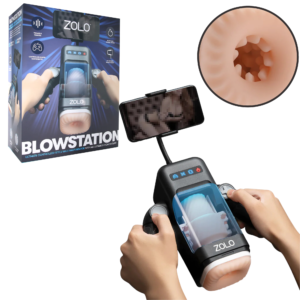 Blowstation Blowstation Rechargeable Adjustable Vibrating Thrusting Male Masturbator