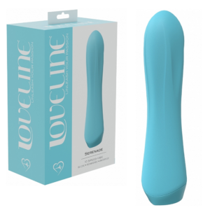 Blue Serenade Vibrating Rechargeable Multi-Speed Vaginal Silicone Vibrator