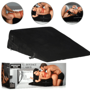 Position Enhancer Large Bondage Wedge Pillow Black