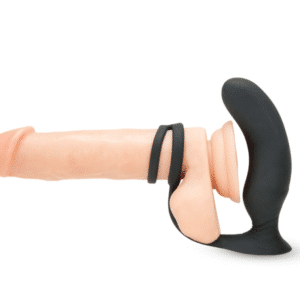 Prowler RED Prostate Plus Remote Control Vibrating Prostate Massager and Penis Ring Black