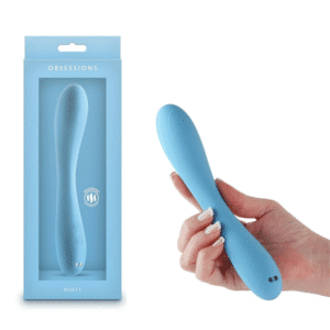 Obsessions Rhett Blue Vibrating Silicone Rechargeable Vibrator Adult Sex Toy