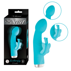 Clitoral Stimulator Waterproof Rechargeable Vibrator Aqua