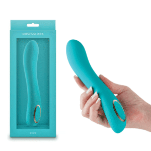 Obsessions Zeus Aqua Rechargeable Vibrator G-Spot Clitoral Stimulator Sex Toy