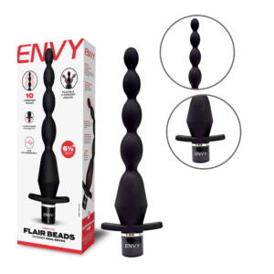 Easy To Insert Anal Beads Vibrating Butt Plug