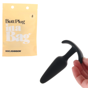 Easy Insertion 4-inch Butt Plug For Beginners In A Bag