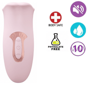 Vibrating Oral Sex Suction Vibe Mouth Silicone Rechargeable Multi-Speed Vibrator