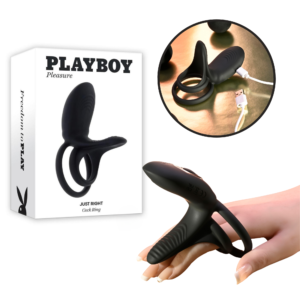 Rechargeable Silicone Vibrating Penis Ring