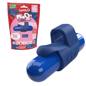 Fingertip Waterproof Finger Vibrator Blueberry