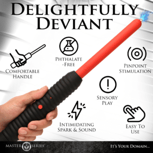 Spark Rod Zapping Sensory Play Easy-To-Use Pinpoint Shock Electrosex Wand