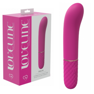 Dolce Mini Gspot Vibe Pink Vibrating Rechargeable Waterproof Silicone Vibrator