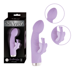 Clitoral Stimulator Waterproof Rechargeable Vibrator Purple