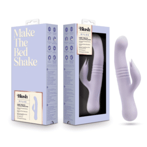 Thrusting Vibration Rabbit Vibrator - Lavender