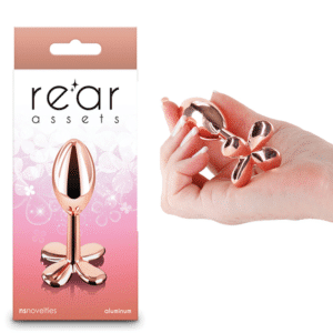 Aluminum Easy Insertion Butt Plug For Beginners - Rose Gold