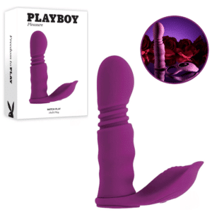 G Spot Vibrator With Vibrating Penis Ring - Purple