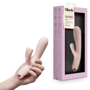 Clitoral and G-Spot Stimulation Vibe Waterproof Rabbit Vibrator- Pink