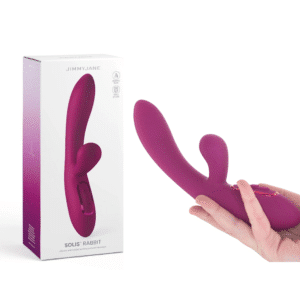 Silicone Vibe Warming Rabbit Vibrator - Fuchsia