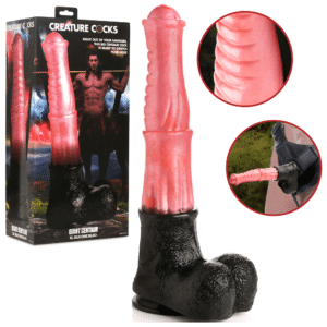 Harness Compatible Silicone Fantasy Dildo With Suction Cup