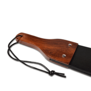 Prowler Red Leather Wood Flapper Restraint Bondage BDSM Spanking Paddle Sex Toy