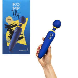 Waterproof Massager Powerful Wand Vibrator - Blue