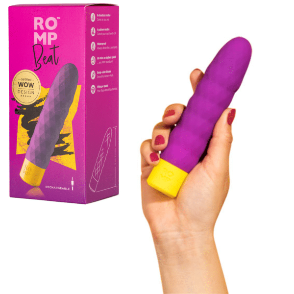 Waterproof Rechargeable Clitoral Vibrator Purple