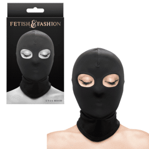 Submissive Eyes Sexy Sex Hood By NS Novelties - Black