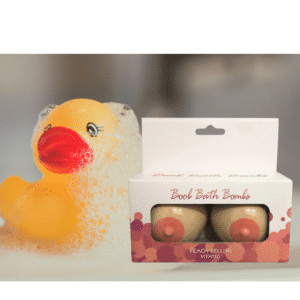 Kheper Games Bath and Body Boobie Peach Bellini Scented Bath Bomb Set