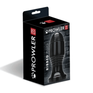 Prowler Red Ribbed Plug Easy Insertion Travel-Friendly Adult Sex Toy