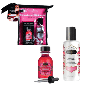 Flavored Warming Body Massage Oil And Water-Based Lube Oral Sex Kit