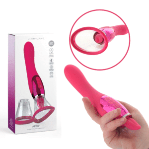 Vibrating Massager Clitoral and Vaginal Pump - Pink