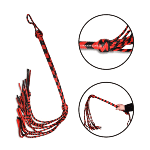 Prowler Red Long Handle Flogger Fantasy Bondage Gear BDSM Fetish Sex Toy