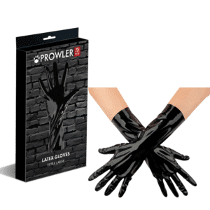 Prowler Red Latex Gloves Xl Black Sex BDSM Bondage Fashion Fetish Sexy Clothing