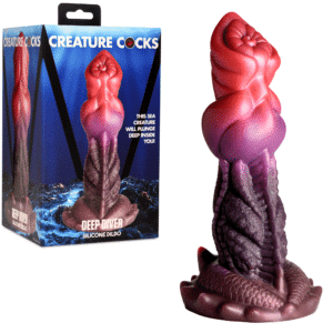 Harness Compatible Silicone Fantasy Dildo with Suction Cup Base