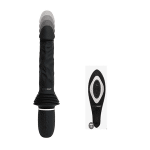 Whipsmart Vibrating Wireless Remote Control Thrusting Realistic Dildo With Handle