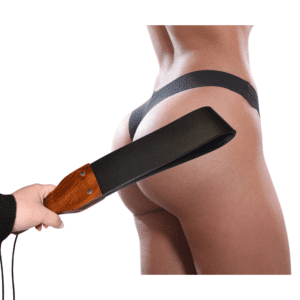 Prowler Red Leather Wood Flapper Restraint Bondage BDSM Spanking Paddle Sex Toy