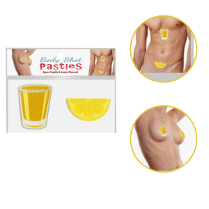 Two Edible Flavored Body Shot Nipple Pasties