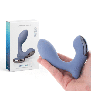 Waterproof Prostate Massager Vibrating Butt Plug- Blue