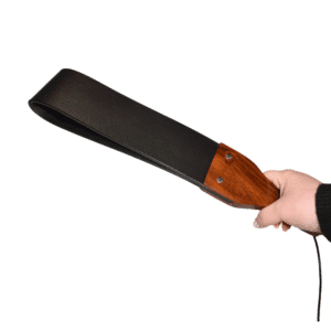 Prowler Red Leather Wood Flapper Restraint Bondage BDSM Spanking Paddle Sex Toy