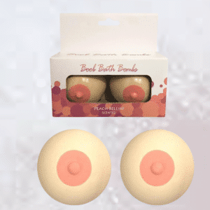 Boobie Peach Bellini Scented Bath Bomb Set