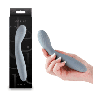 Rechargeable Silicone G-spot Vibrator – Gray