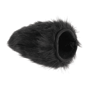 Sportsheets Bondage Gear Saffron Spiked Sensory Play Mitts Faux Fur Sex Ticklers - Black