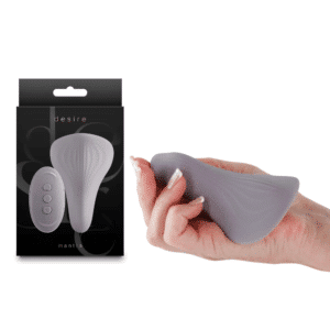 Silicone Vibrating Panty Vibrator With Remote Control - Gray