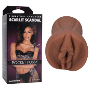 ULTRASKYN Realistic Pussy Masturbator Masturbation Sleeve Chocolate