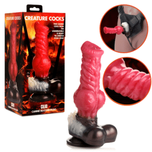 Harness Compatible Fantasy Dildo With Suction Cup Base - Large