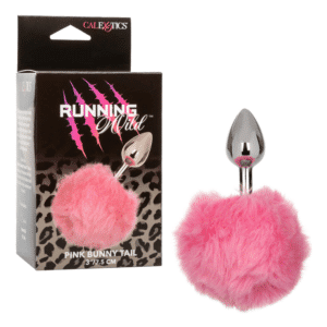 Beginner Friendly Butt Plug With Bunny Tail For Beginners - Pink