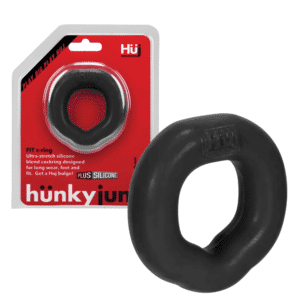 Fit Ergo C-ring Non-Vibrating Waterproof Silicone Penis Ring- Black