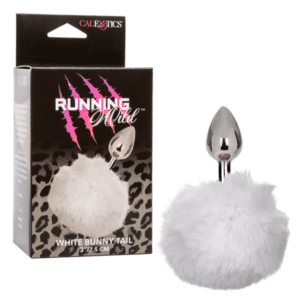 Beginner Friendly Butt Plug With Bunny Tail For Beginners – White