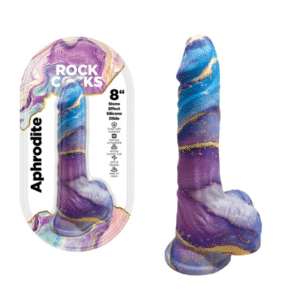 Marble Harness Compatible 8-inch Silicone Dildo