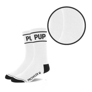 Bold Design One Size Breathable Pup Socks – Black & White